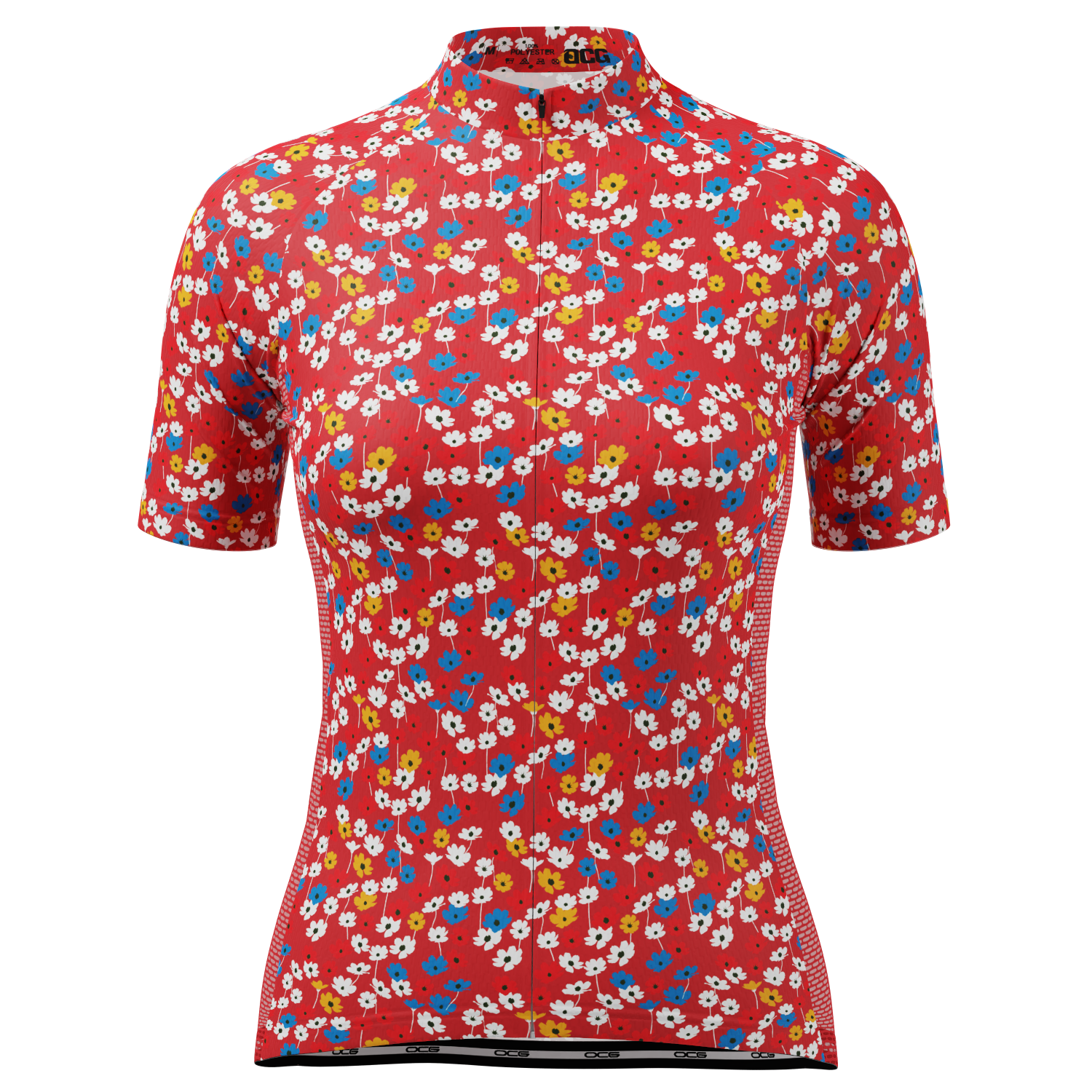 Floral best sale bike jersey