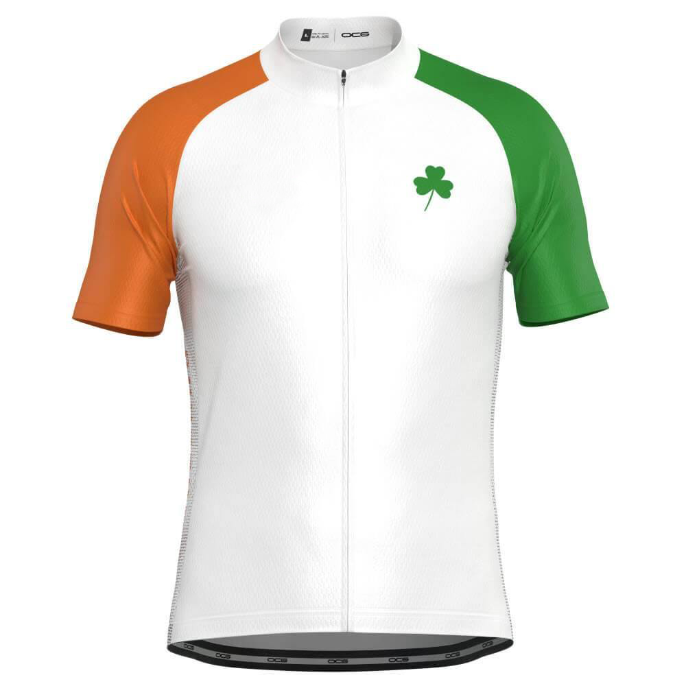 Men s Lucky To Be Irish Ireland Shamrock Cycling Jersey only 54.99