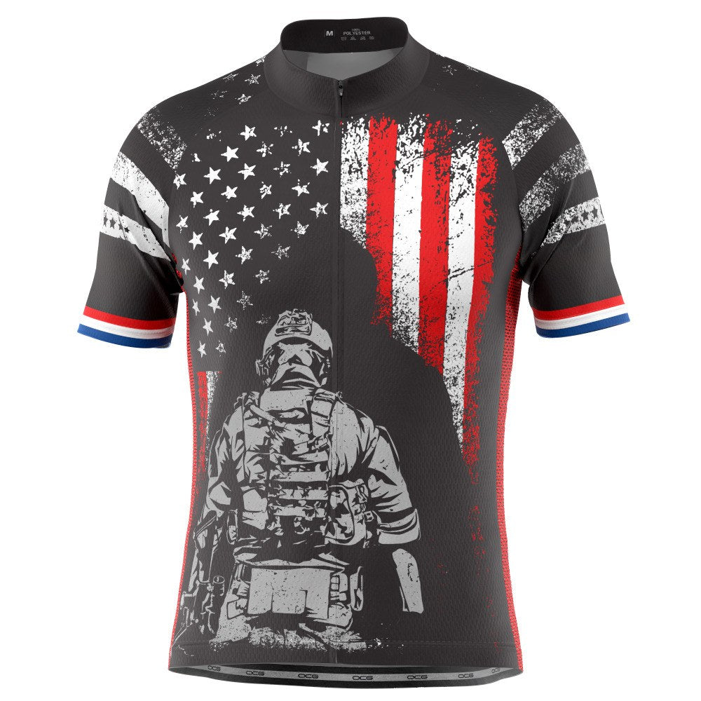 Military cycling jersey on sale