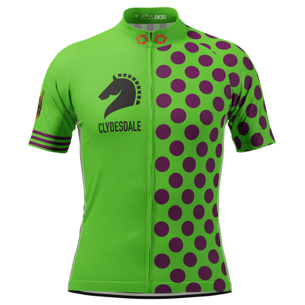 Men's Custom Clydesdale Bicycles Short Sleeve Cycling Jersey