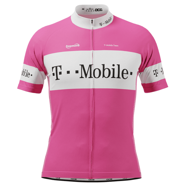 Men's Retro T-Mobile Short Sleeve Cycling Jersey