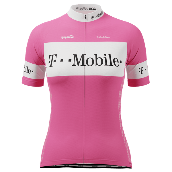 Women's Retro T-Mobile Short Sleeve Cycling Jersey