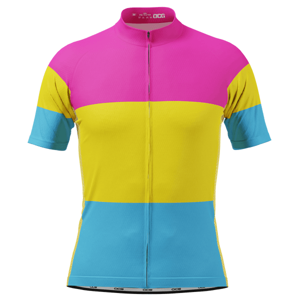 Men's LGBT Pansexual Pride Short Sleeve Cycling Jersey