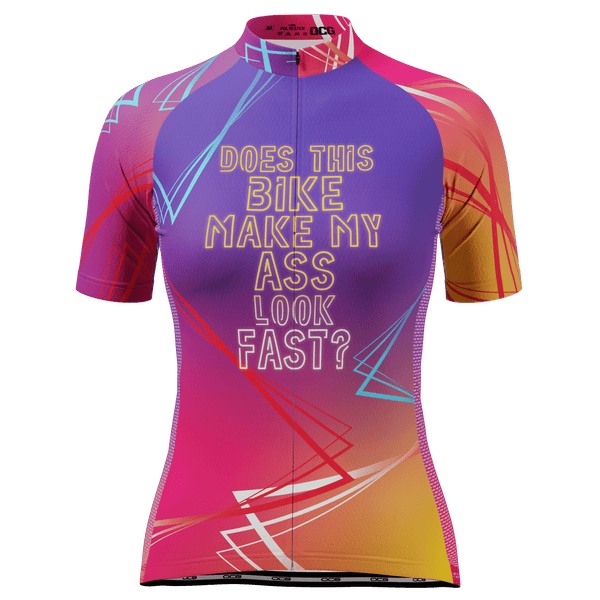 Women's Fast Ass Short Sleeve Cycling Jersey