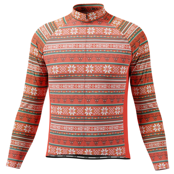 Men's Navidad Long Sleeve Cycling Jersey