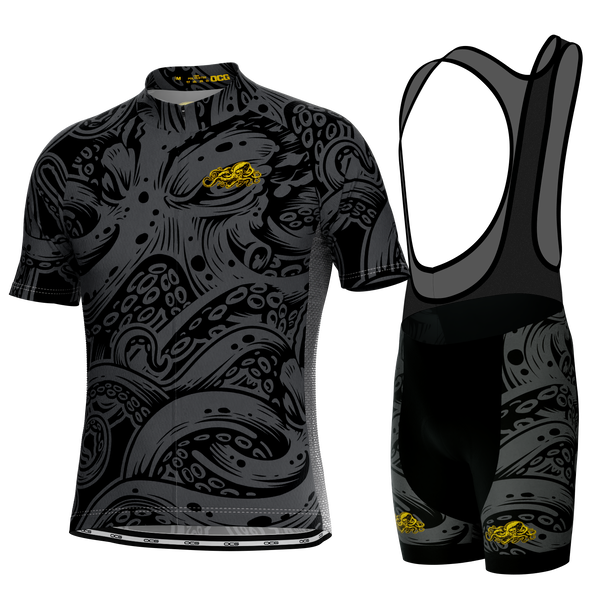 Men's The Black Octopus 2 Piece Cycling Kit