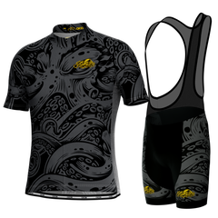 Men's The Black Octopus 2 Piece Cycling Kit