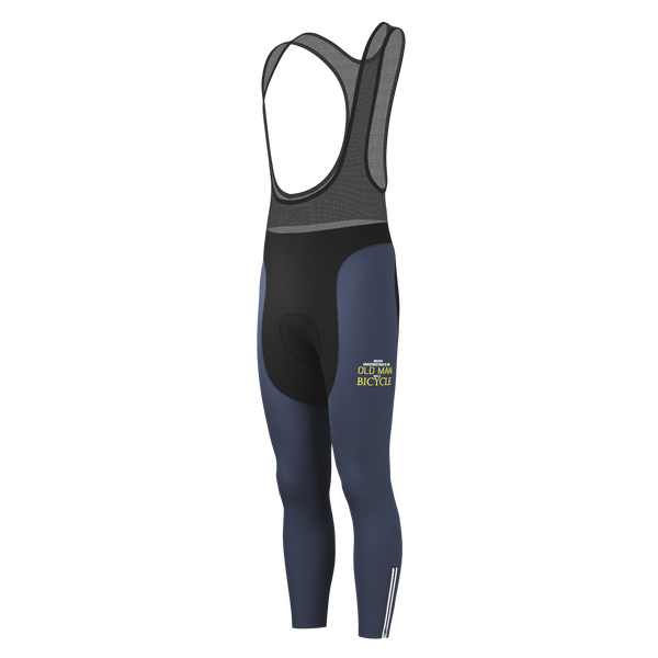 Men's Never Underestimate an Old Man Gel Padded Cycling Bib-Tights