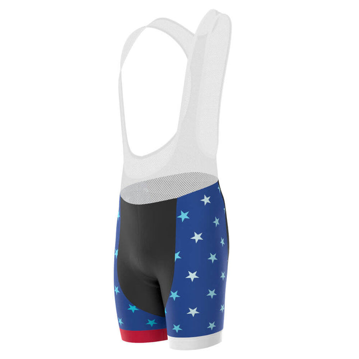 Men's USA American Flag Pro-Band Cycling Bib