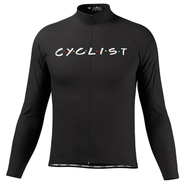 Men's Friends Cyclist Long Sleeve Cycling Jersey