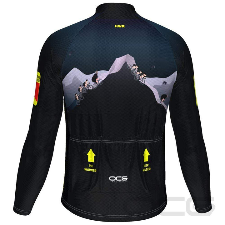 Men's Heavy Weight Racing Gravity Long Sleeve Cycling Jersey