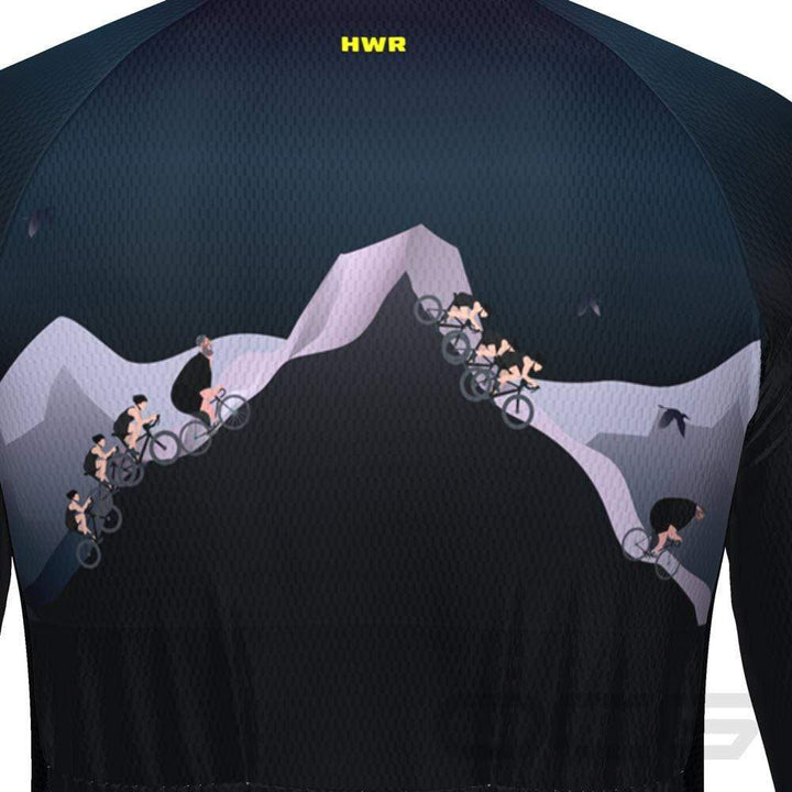 Men's Heavy Weight Racing Gravity Long Sleeve Cycling Jersey