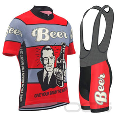 Men's Give Your Brain The Night Off Beer 2 Piece Cycling Kit