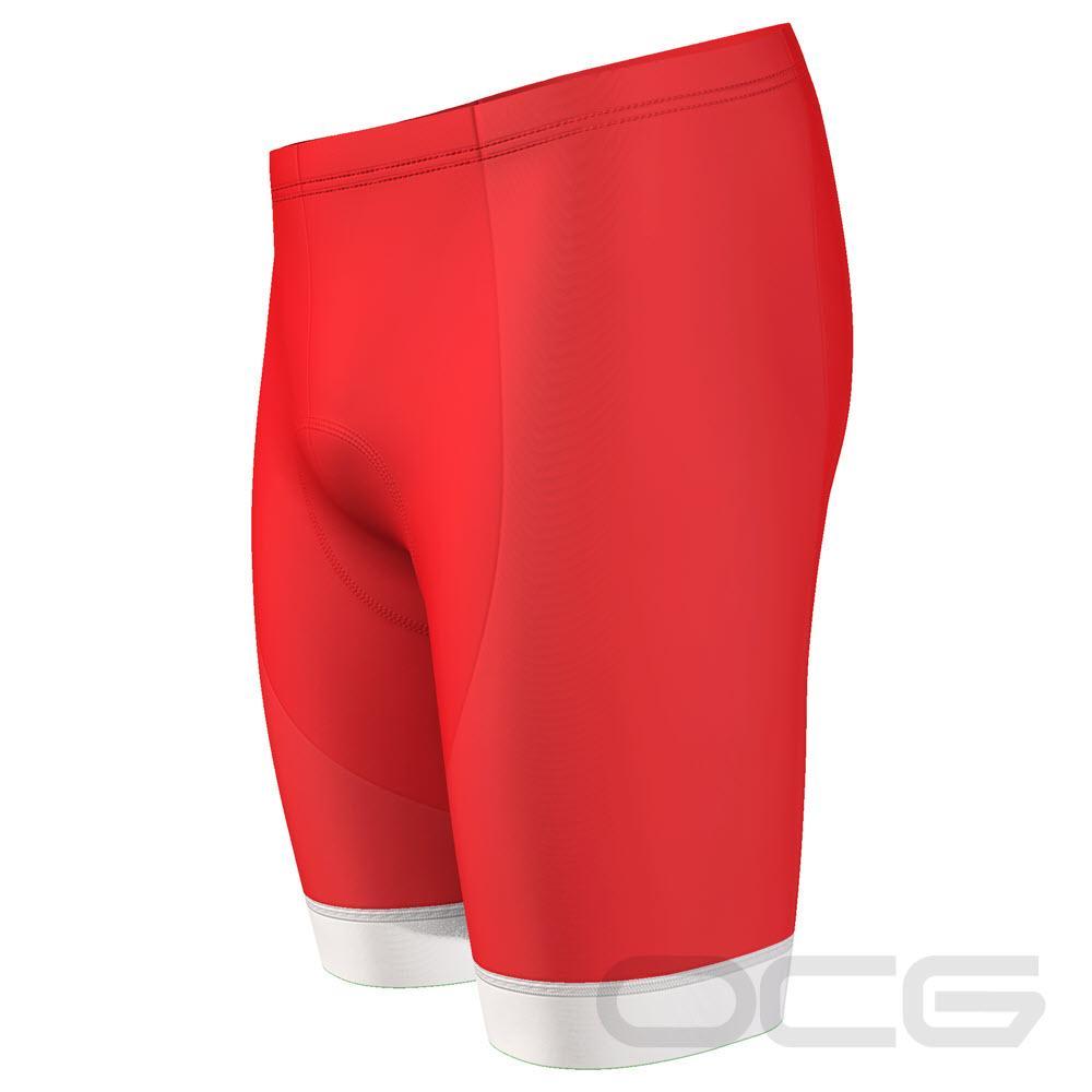 Men s Red Christmas Pro Band Cycling Shorts only 49.99 Exclusive to Online Cycling Gear