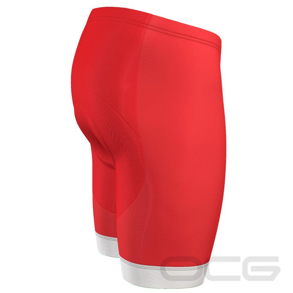 Mens red cycling sales shorts