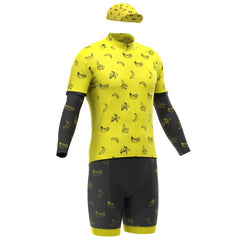 Men's Must Be Bananas 4 Piece Cycling Kit