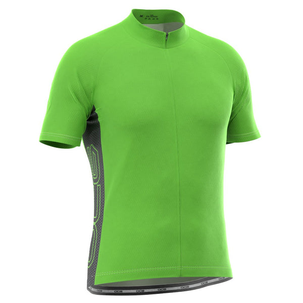 Men's OCG High Viz Neon Short Sleeve Cycling Jersey