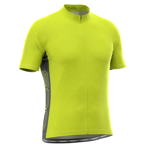 Men's OCG High Viz Neon Short Sleeve Cycling Jersey