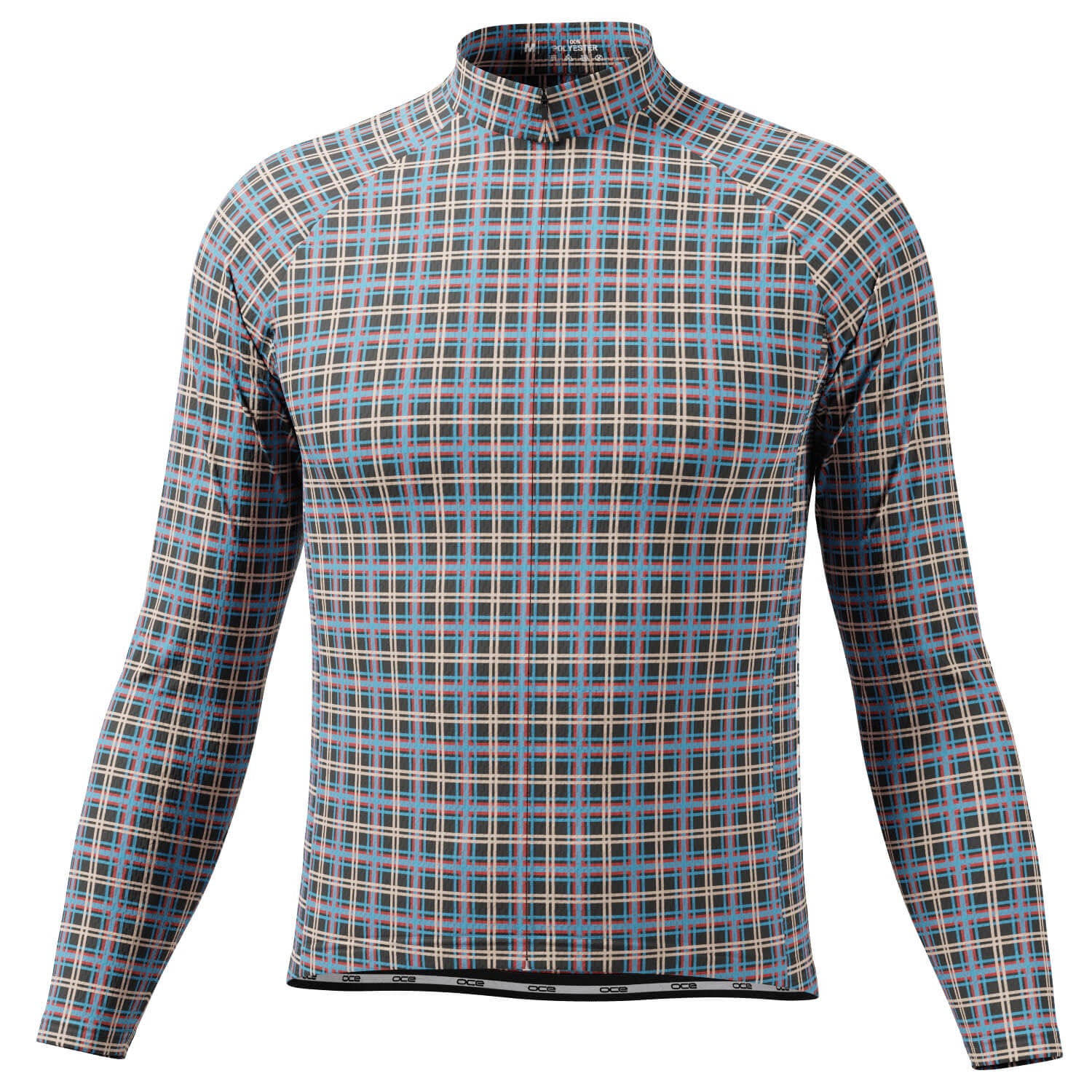 Checkered hot sale cycling jersey