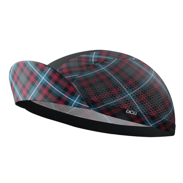 Unisex Plaid Tartan Quick Dry Cycling Cap