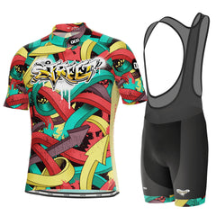 Men's Street Graffiti 2 Piece Cycling Kit