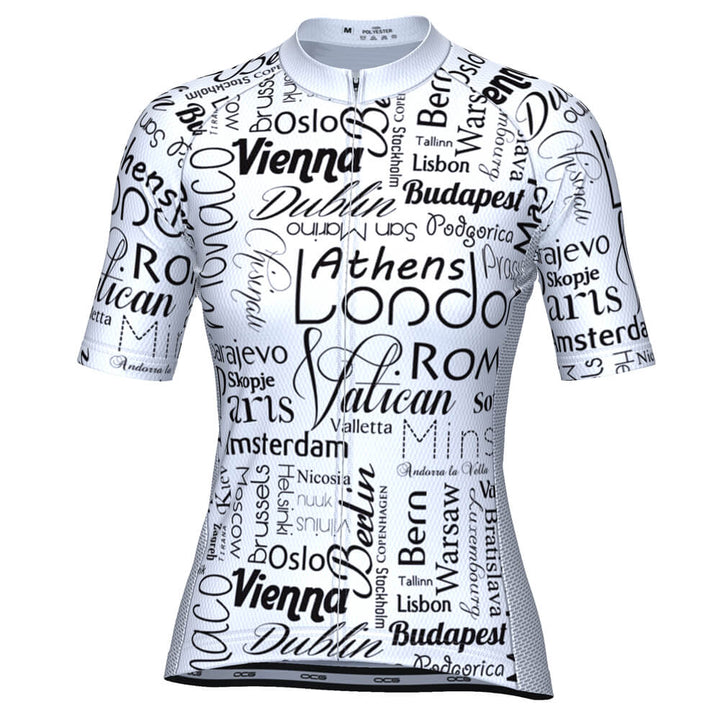 Women's Riding Europe Short Sleeve Cycling Jersey